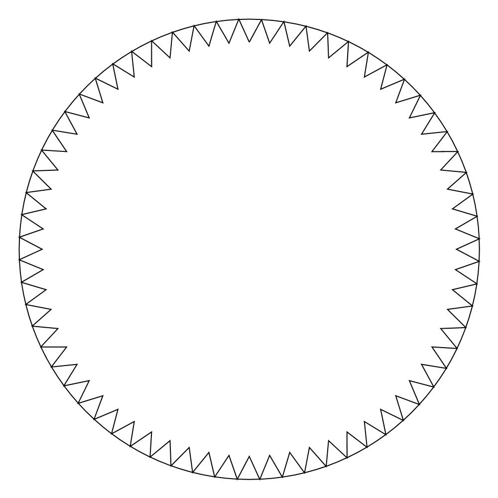 zig zag circle 001 Digital Pattern Sweet Dreams Quilt Studio